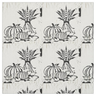 Fall Bounty Sketch Fabric