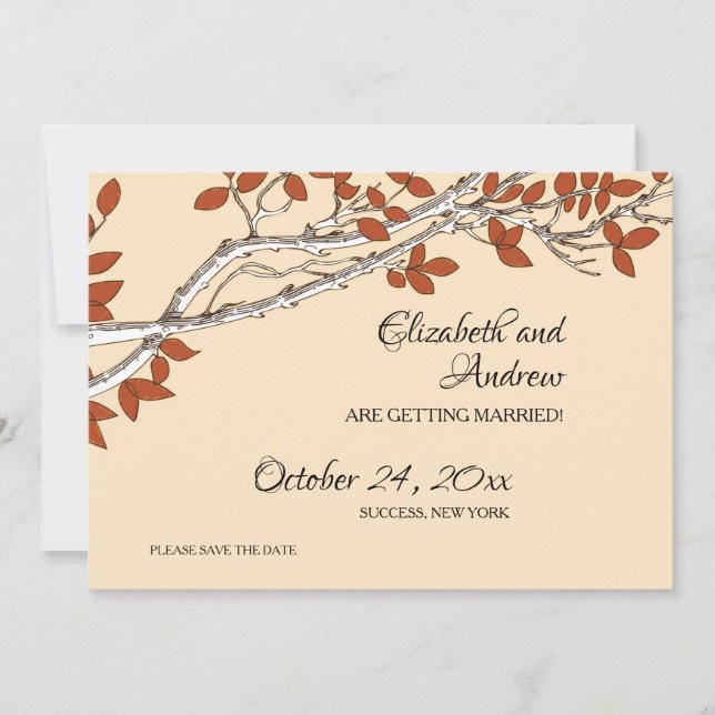 Fall Branch Save the Date Announcement (Front)