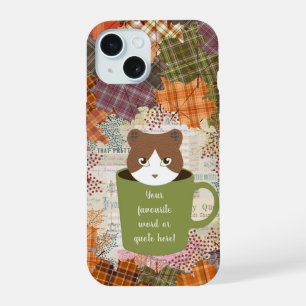 Fall Break Cat iPhone Case