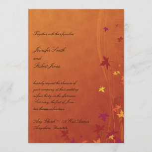 Fall Breezes Invitation