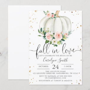 Fall Bridal Shower Invitation Template
