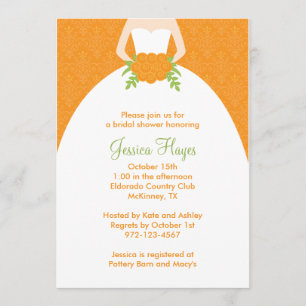 Fall Bridal Shower Invitations