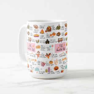 Fall Bucket List Coffee Mug