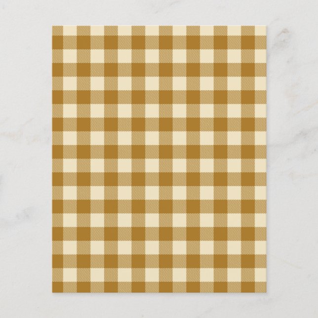 fall buffalo plaid patterned paper (Front)