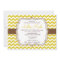 Fall Burt Yellow chevron INvitation