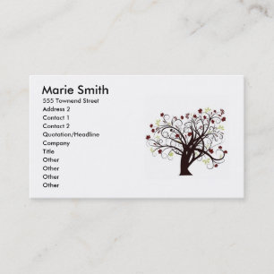 Fall Business Card