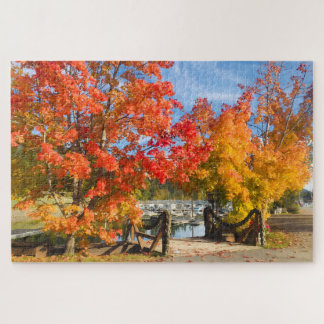 Fall by the Lake 1000 Piece Puzzle