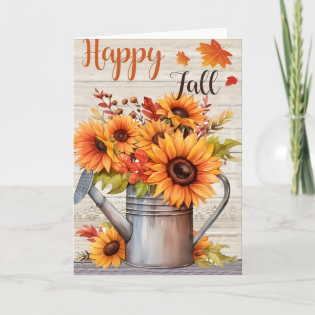 Fall Card, Fall Season Card, Fall, seasonal card,  Holiday Card (Front)