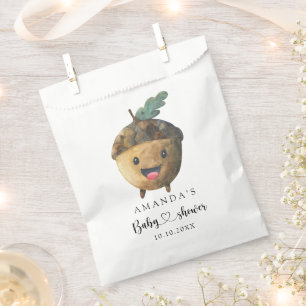 Fall cartoon acorn Baby Shower Favour Bag
