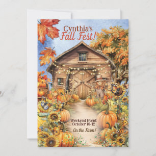 Fall Celebration Invitations