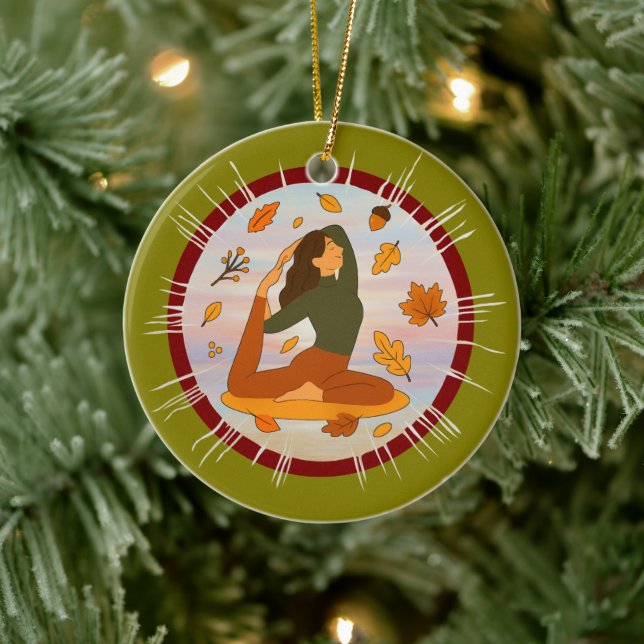 Fall Ceramic Ornament (Tree)