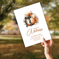 Fall  Change of Address  | Moving Announcement