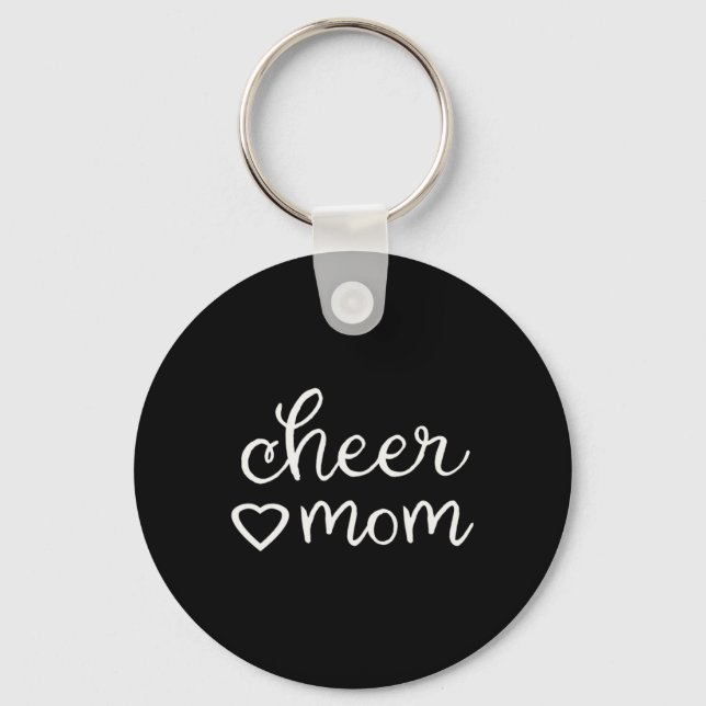 Fall Cheer Mum Cheerleading Cheerleader Mama Mothe Key Ring (Front)