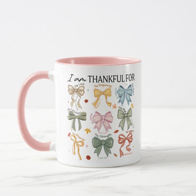 Fall Christian Thanksgiving Mug (Left)