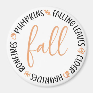 Fall Circle Magnet