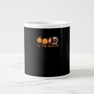 Fall Coffee Cute Lover Halloween Pumpkin Latte Dri Large Coffee Mug