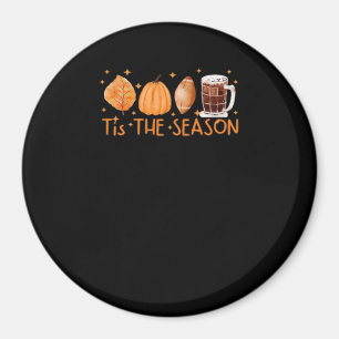 Fall Coffee Cute Lover Halloween Pumpkin Latte Dri Magnet