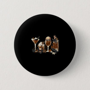 Fall Coffee Halloween Pumpkin Spice Autumn Season 6 Cm Round Badge