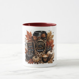 Fall Coffee Lover Autumn Pumpkin Cosy Coffee Mug
