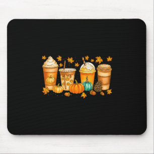 Fall Coffee Pumpkin Spice Latte Drinks Autumn Than Mouse Pad