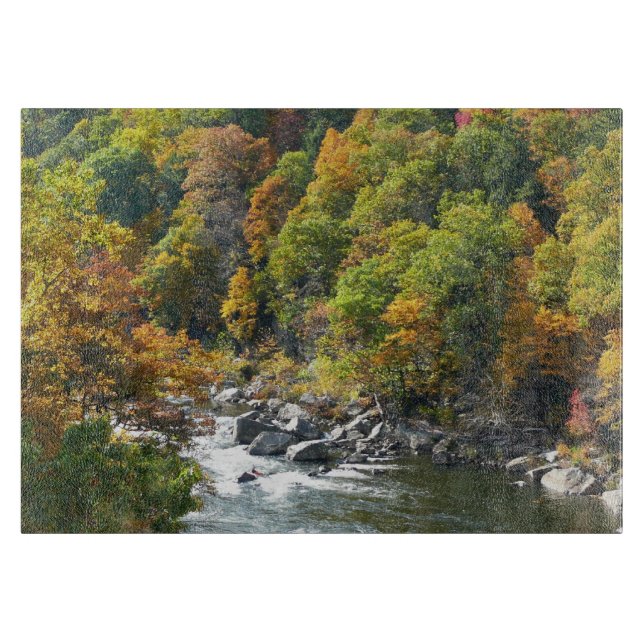 Fall Colour at Ohiopyle State Park Cutting Board (Front)