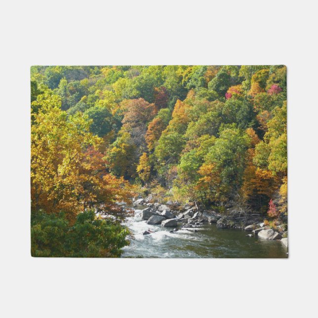 Fall Colour at Ohiopyle State Park Doormat (Front)