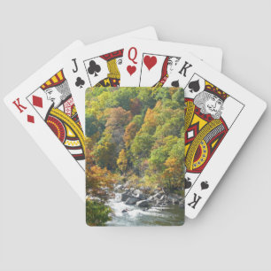 Fall Colour at Ohiopyle State Park Playing Cards