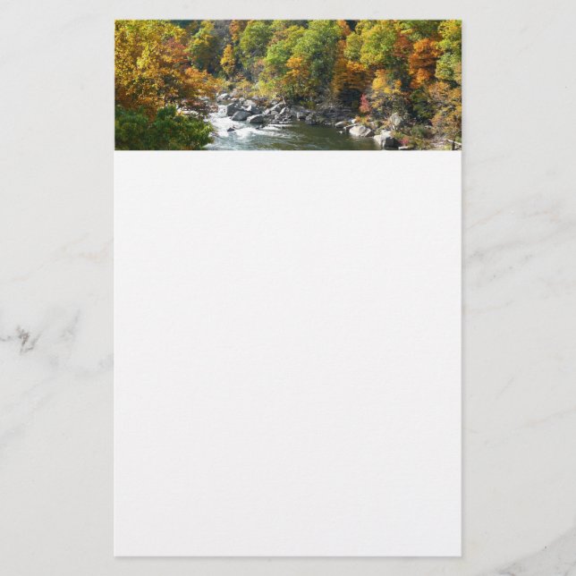 Fall Colour at Ohiopyle State Park Stationery (Front)
