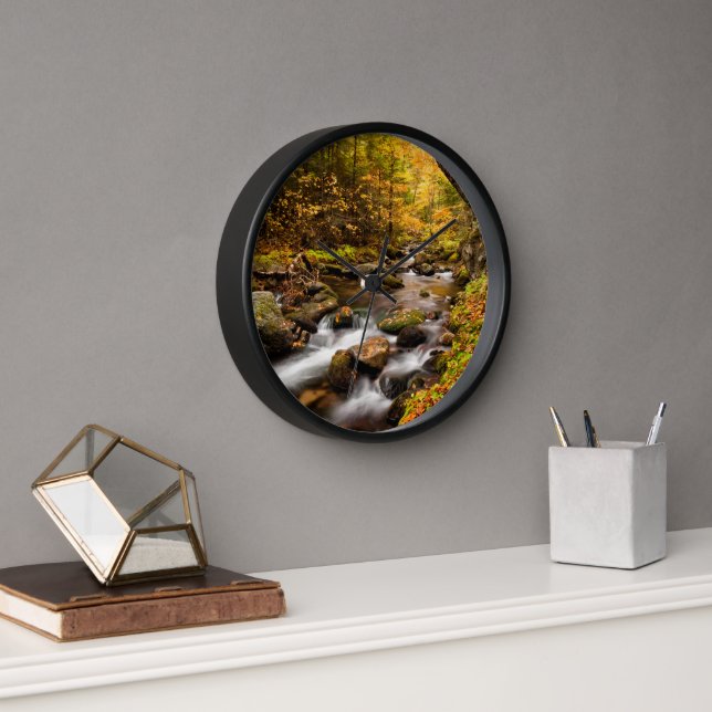 Fall Colour Jefferson Brook | White Mountains Clock (Office)