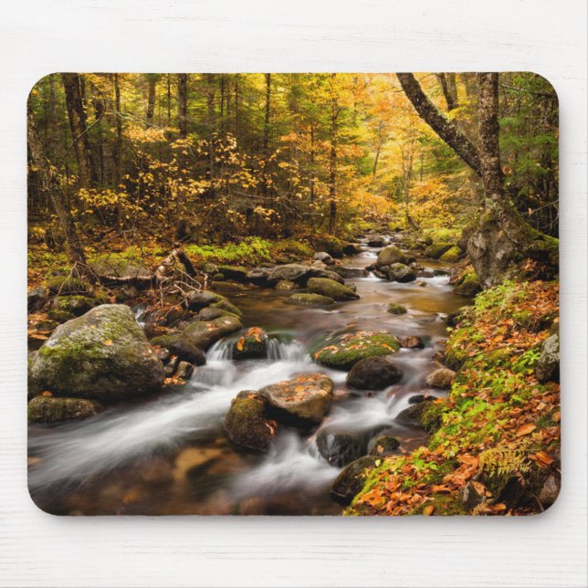 Fall Colour Jefferson Brook | White Mountains Mouse Pad (Front)
