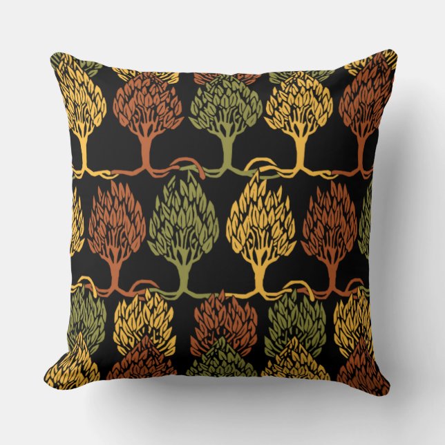 Fall Colour Trees Cushion (Front)