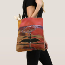 Fall Colour Water Drop Tote