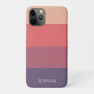 Fall Coloured Stripes- iPhone 11 Pro Case