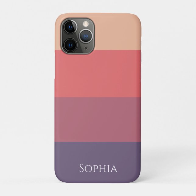 Fall Coloured Stripes- Case-Mate iPhone Case (Back)