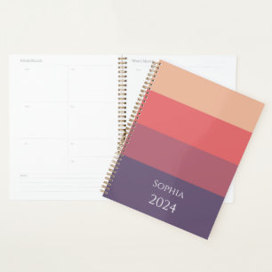 Fall Coloured Stripes- Planner