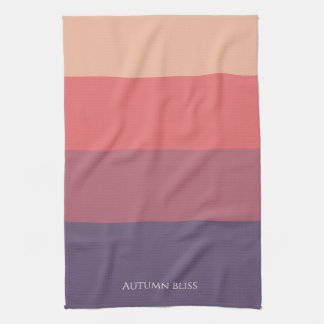 Fall Coloured Stripes- Tea Towel