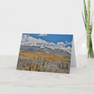 Fall Colours Aspens & Rocky Mountains, Colorado Card