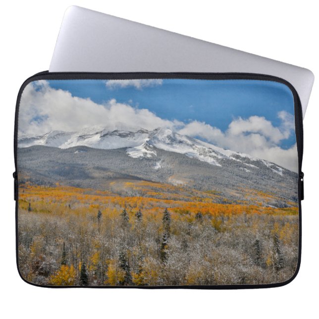 Fall Colours Aspens &  | Rocky Mountains, Colorado Laptop Sleeve (Front)