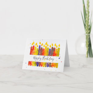 Fall Colours Birthday  Card