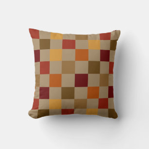 Fall Colours Chequered Cushion