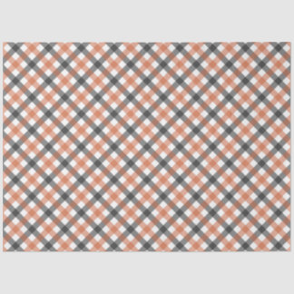 Fall Colours Gingham Tissue Paper