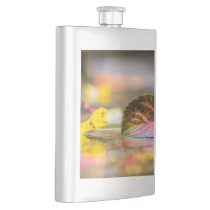 Fall colours hip flask