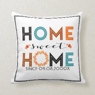 Fall Colours-Home Sweet Holme Text Cushion