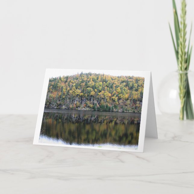 Fall colours in North West Ontario Card (Front)