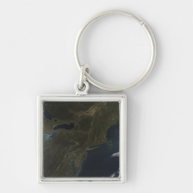 Fall colours in the eastern United States Key Ring (Front)