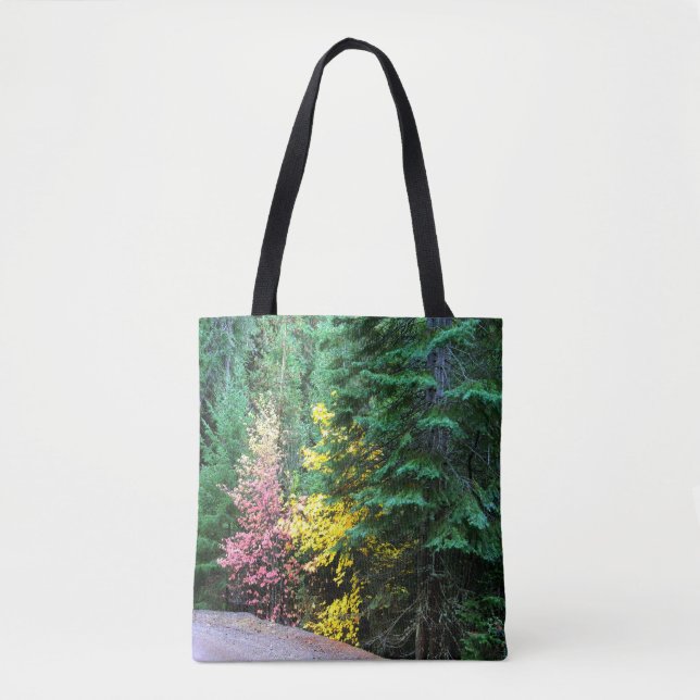 Fall colours in the mountains.... tote bag (Front)