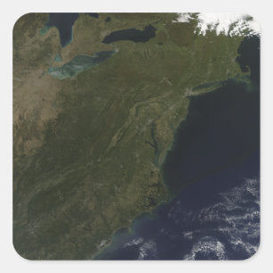 Fall colours in the northeastern United States Square Sticker