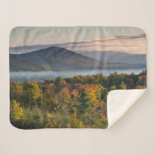 Fall Colours in the White Mountains Sherpa Blanket