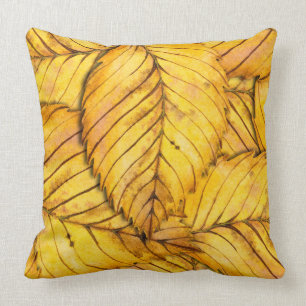 Fall Colours Leafs Pattern Cushion