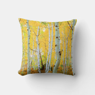 Fall colours of Aspen trees 1 Cushion